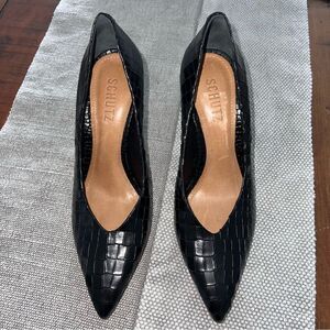 SCHUTZ Leather Pumps Heels Size 7B